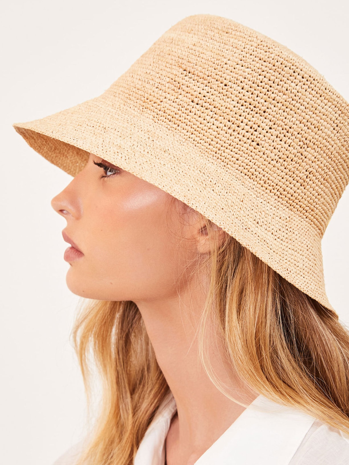 Chapéu Feminino Bucket Bege Vix