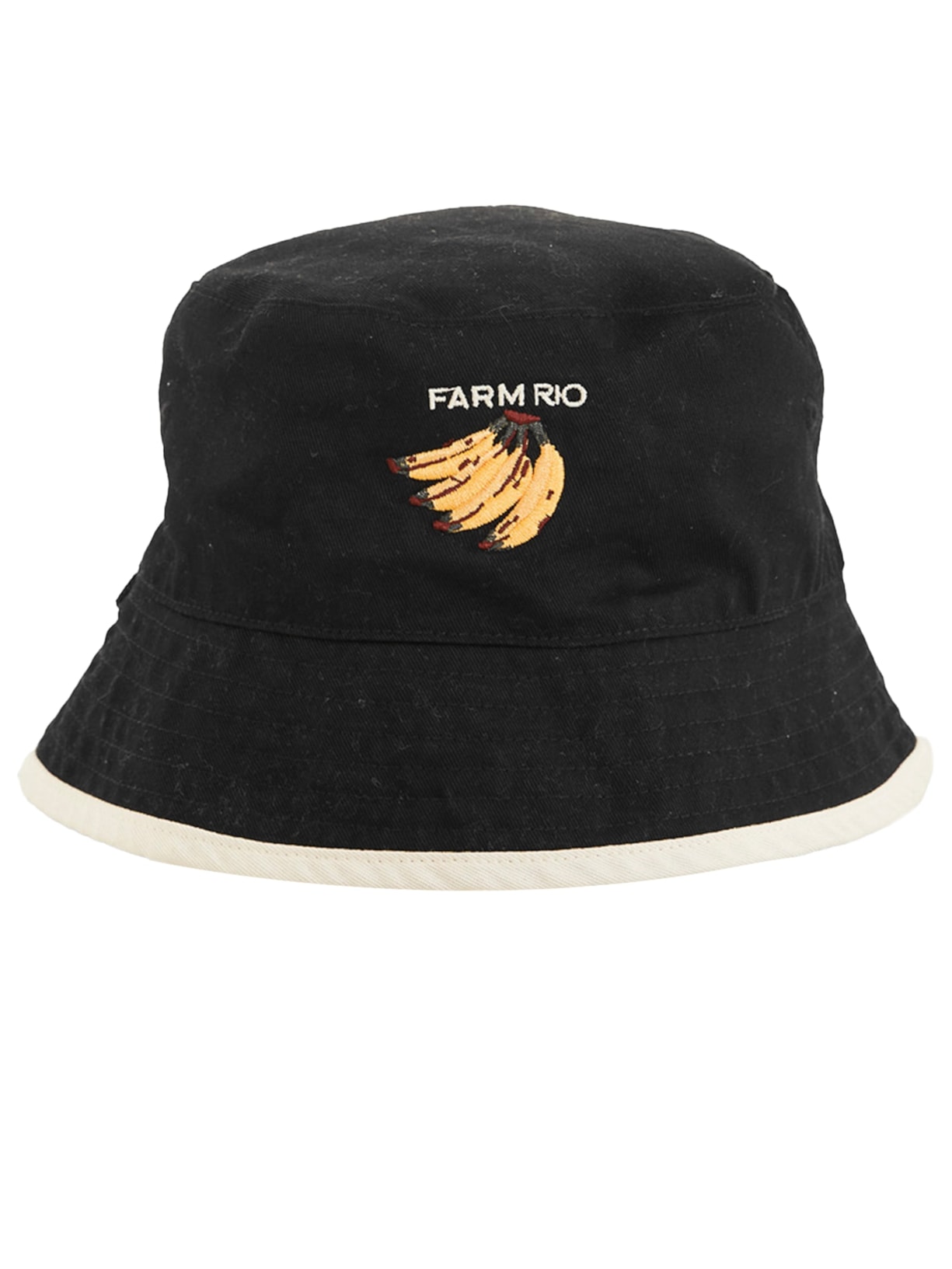 Chapéu Feminino Bucket Bossa Banana Preto Farm Etc