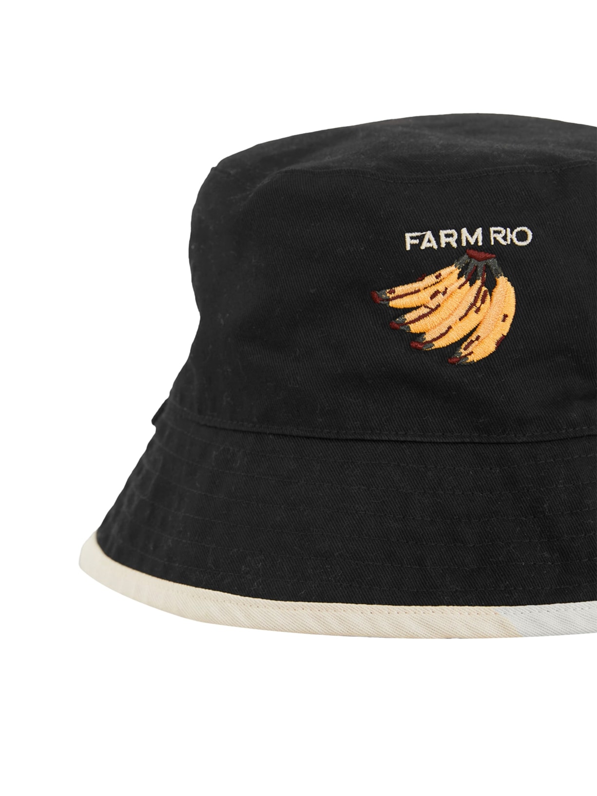 Chapéu Feminino Bucket Bossa Banana Preto Farm Etc