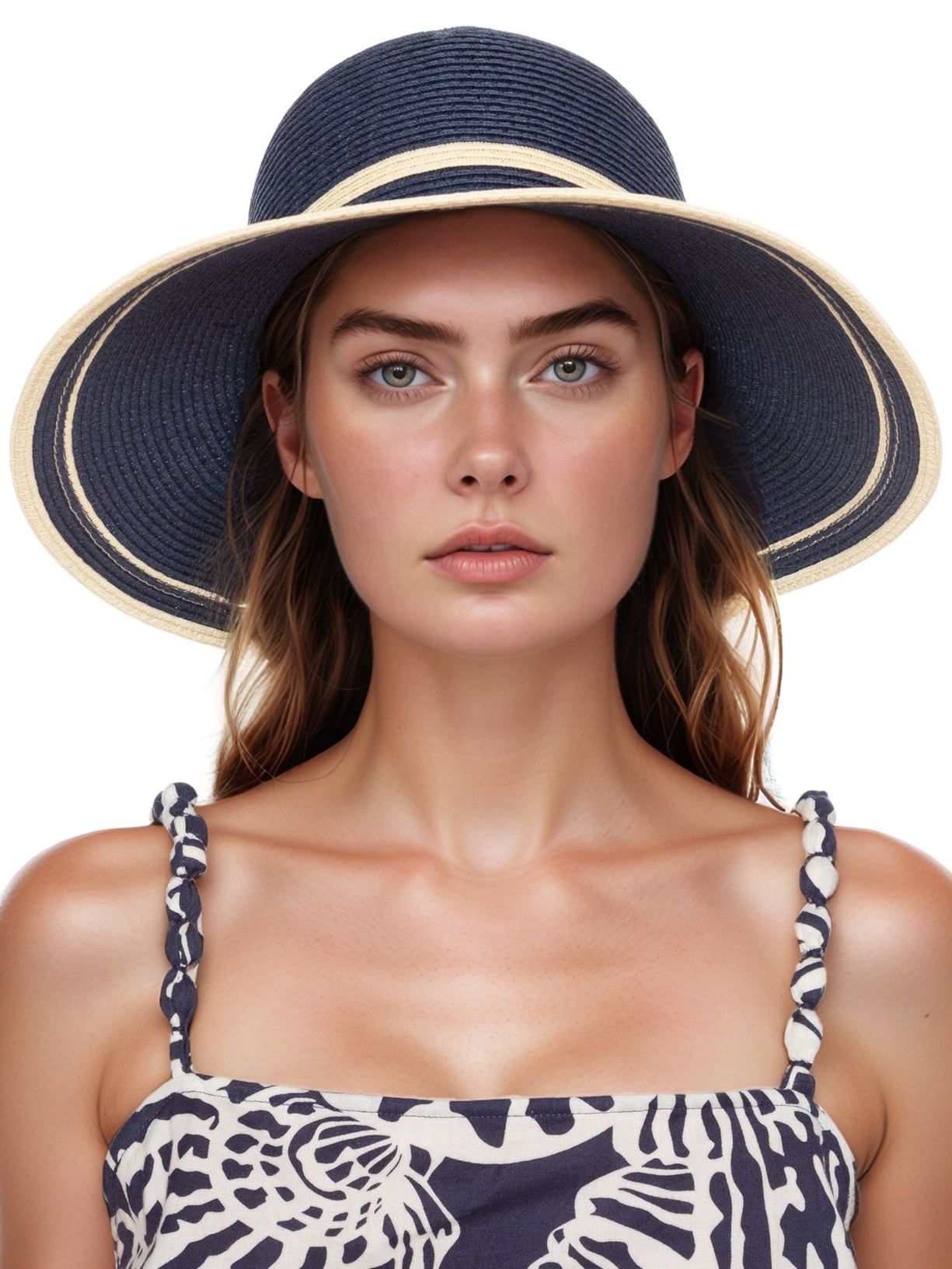 Chapéu Feminino Carlota Azul Le Lis