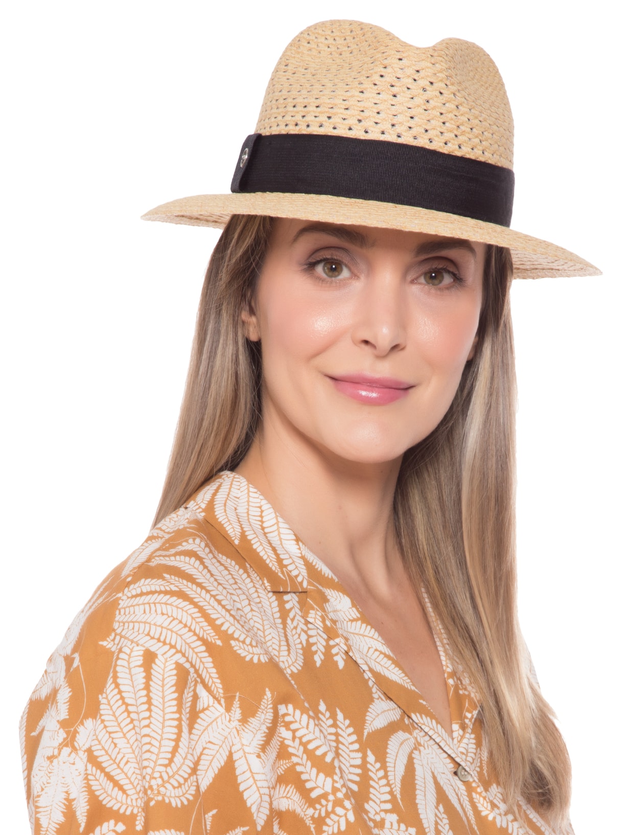 Chapéu Feminino Fedora Urca Bege Barbarah