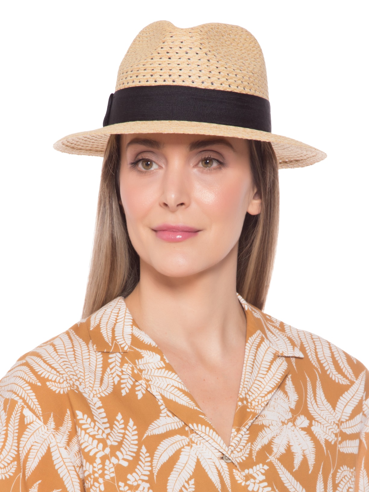 Chapéu Feminino Fedora Urca Bege Barbarah