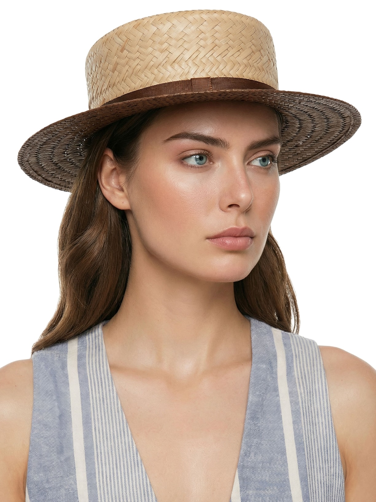 Chapéu Feminino Orla Marrom Palebrasilis