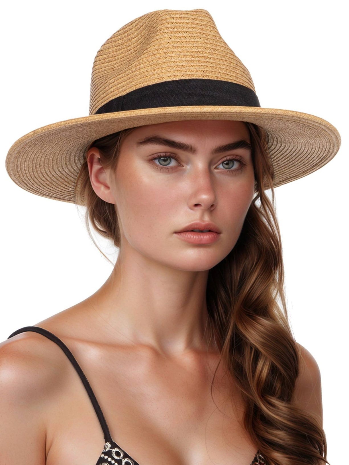 Chapéu Feminino Pamela Bege Le Lis