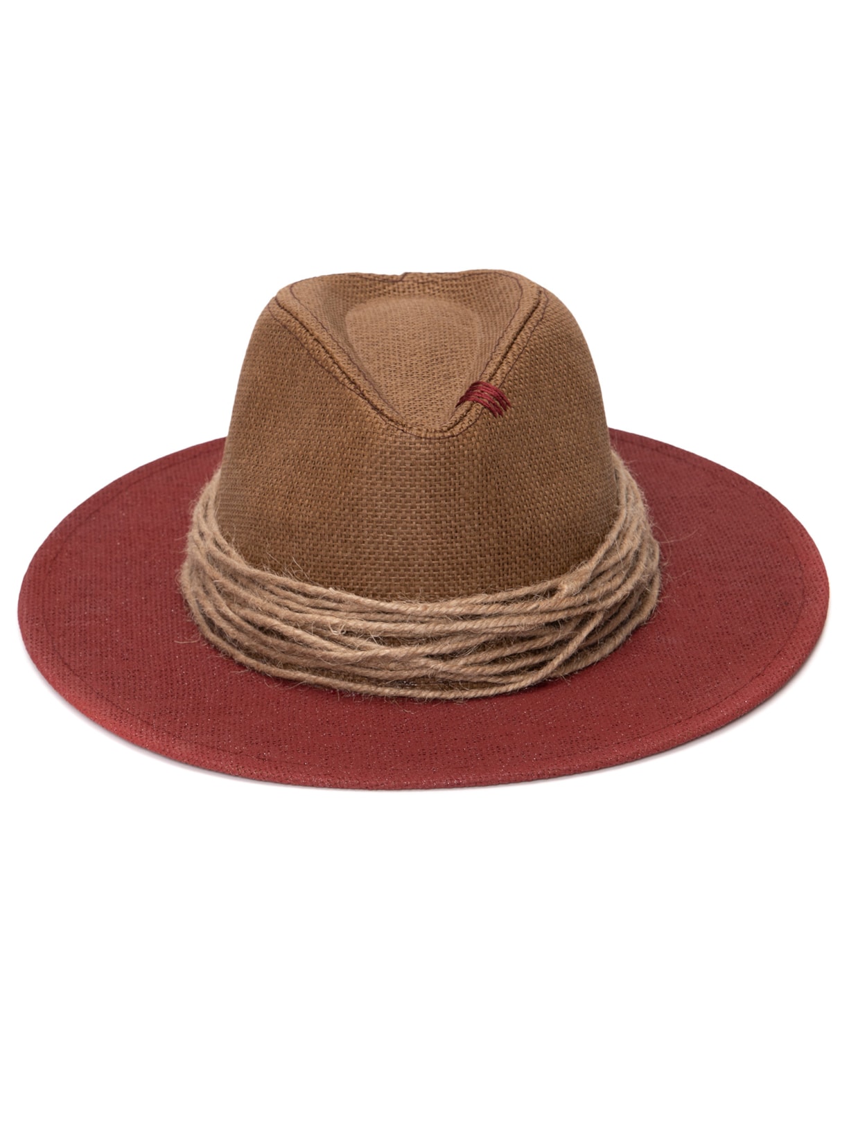 Chapéu Feminino Panamá Com Sisal - Marrom