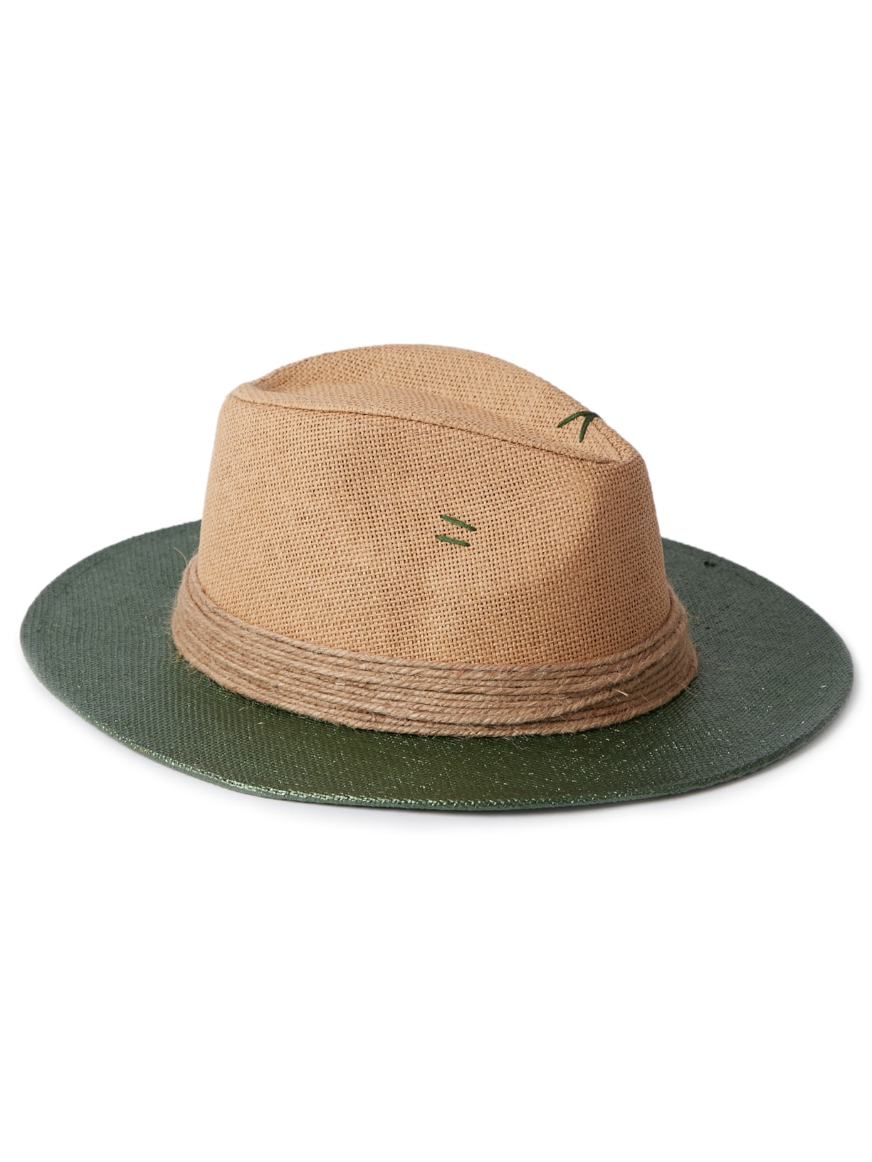 Chapéu Feminino Panamá Com Sisal - Verde