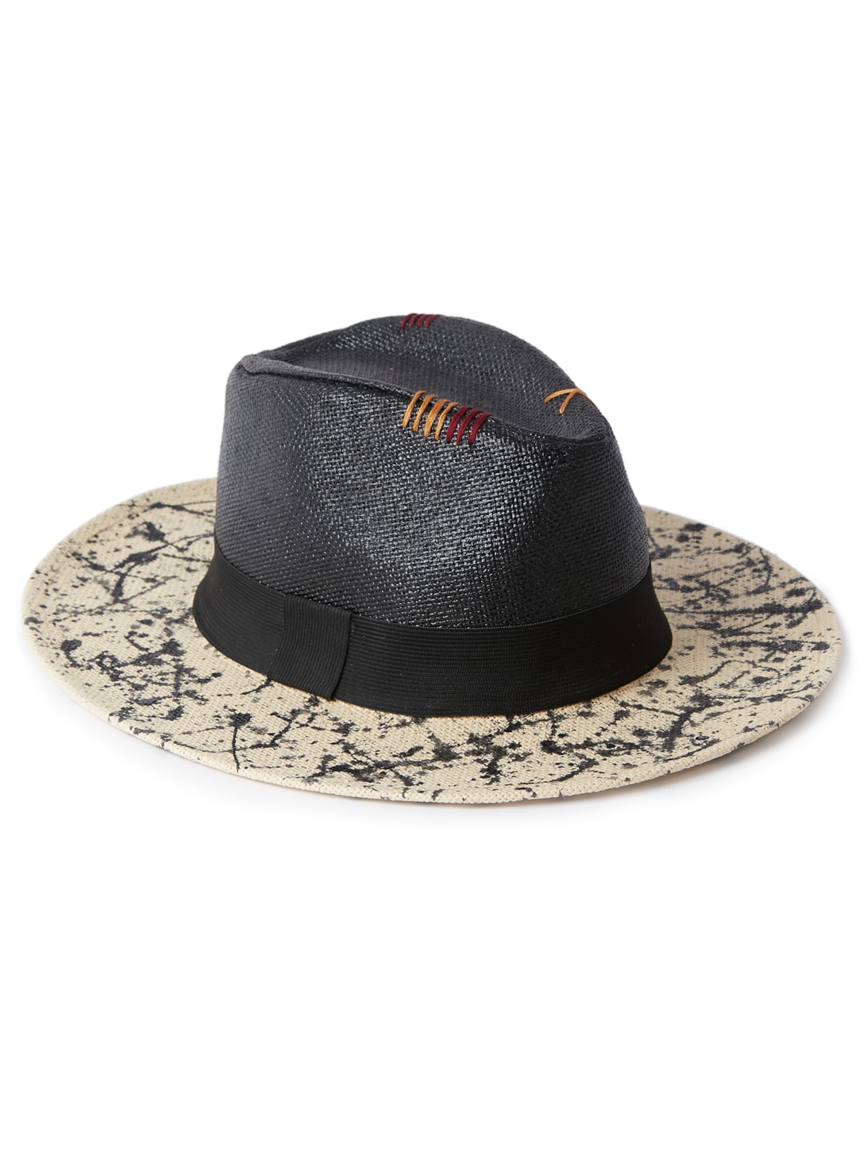 Chapéu Feminino Panamá Tie-dye - Preto