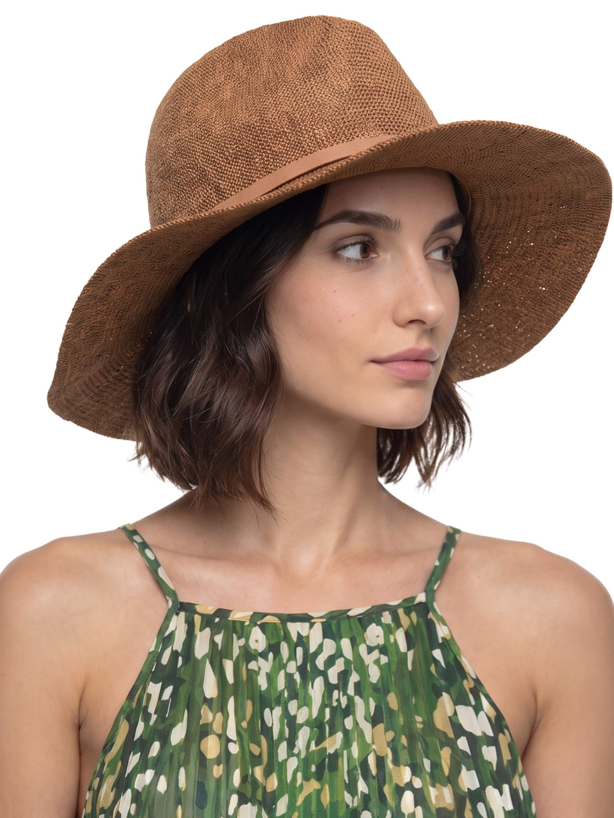Chapéu Feminino Trama Tricot Bege Lenny Niemeyer
