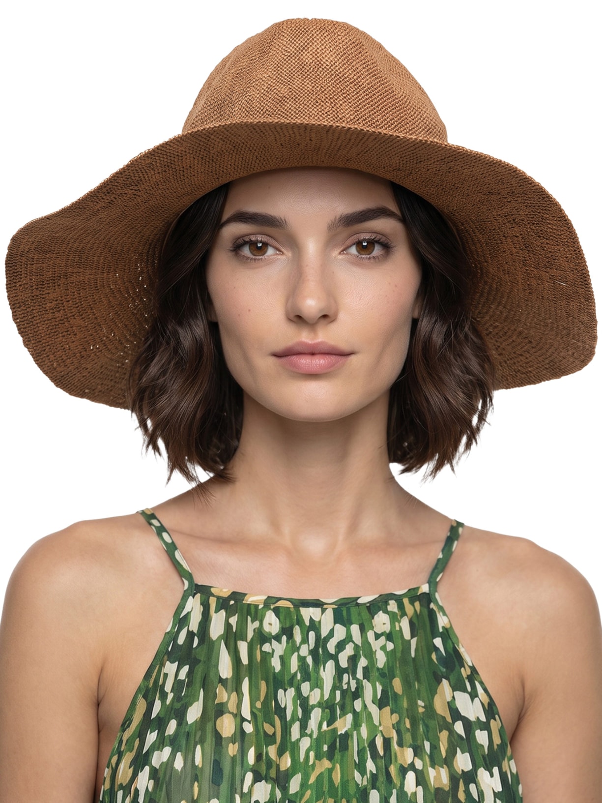 Chapéu Feminino Trama Tricot Bege Lenny Niemeyer