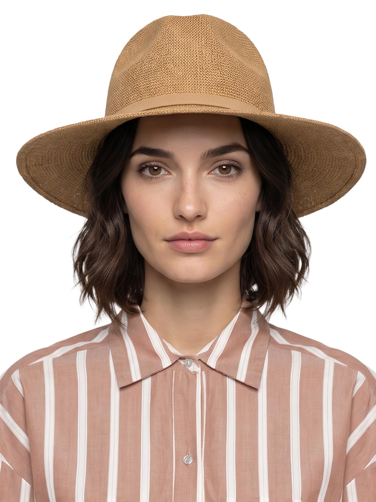 Chapeu Feminino Trama Tricot – Bege Lenny Niemeyer