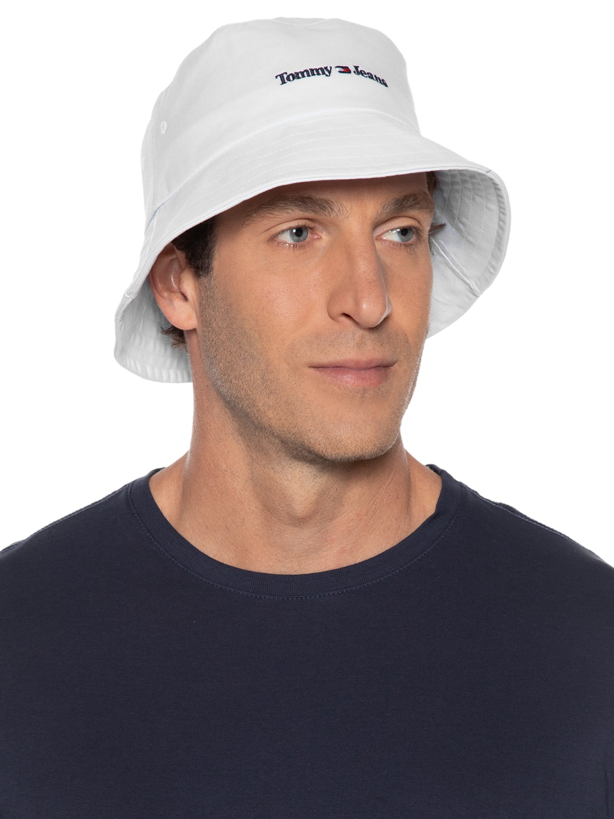 Chapéu Masculino Bucket Sport Branco Tommy Jeans