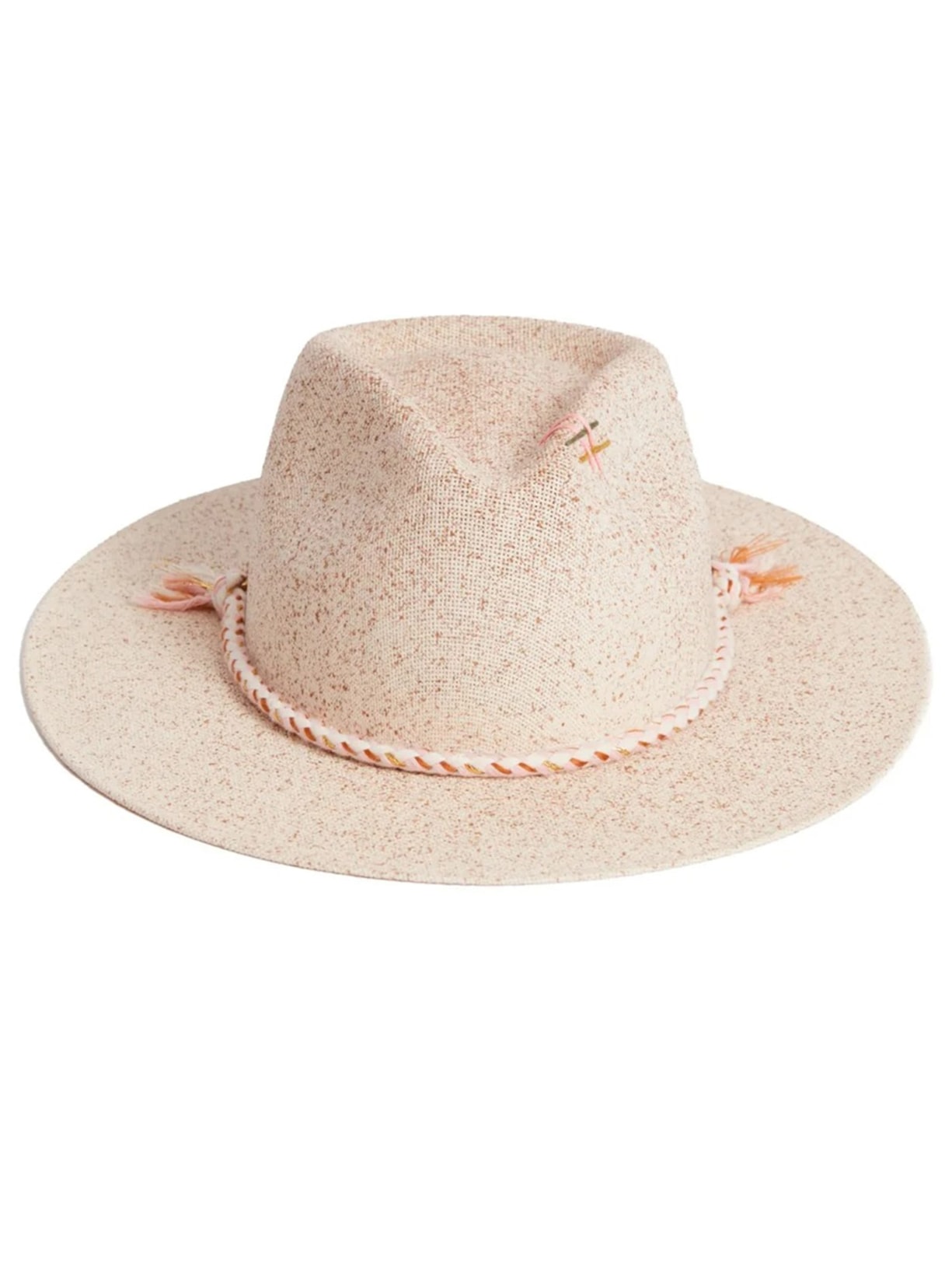 Chapéu Panamá Com Cordão E Correntaria - Off