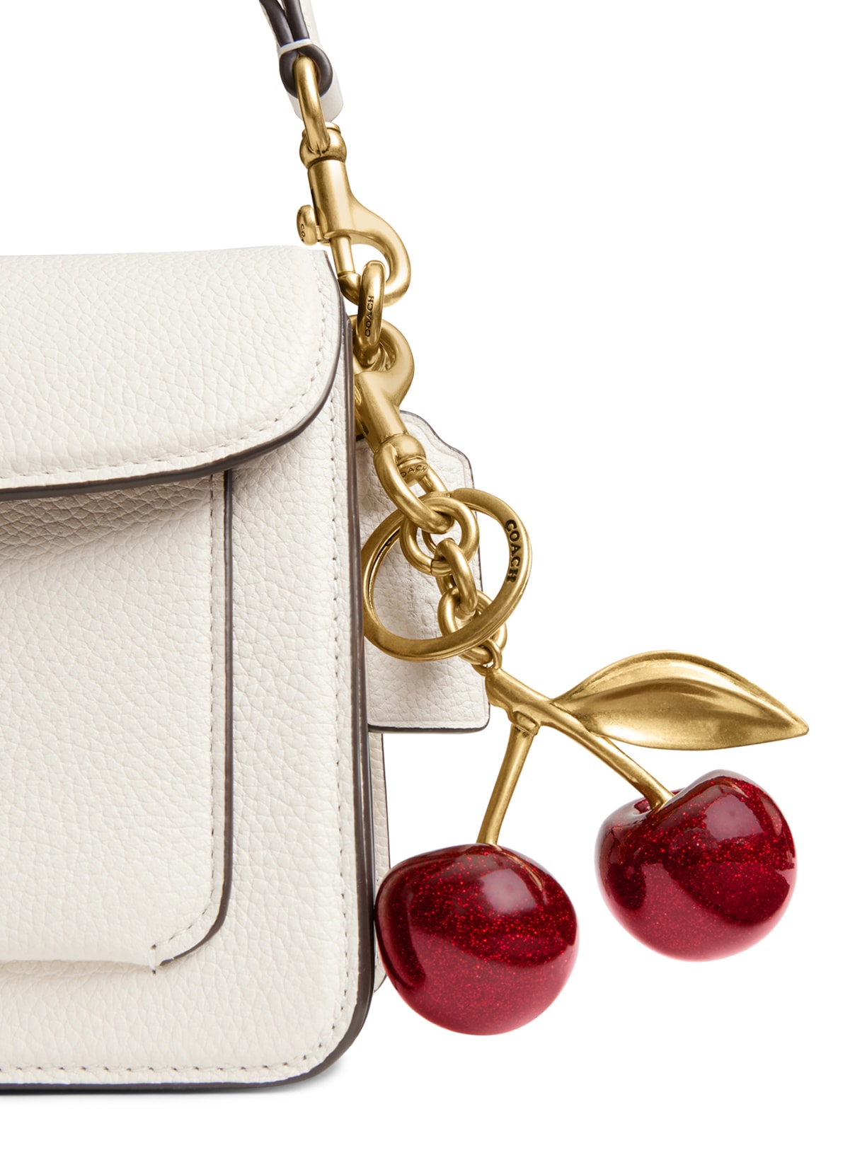 Chaveiro Cherry Red Apple Vermelho Coach