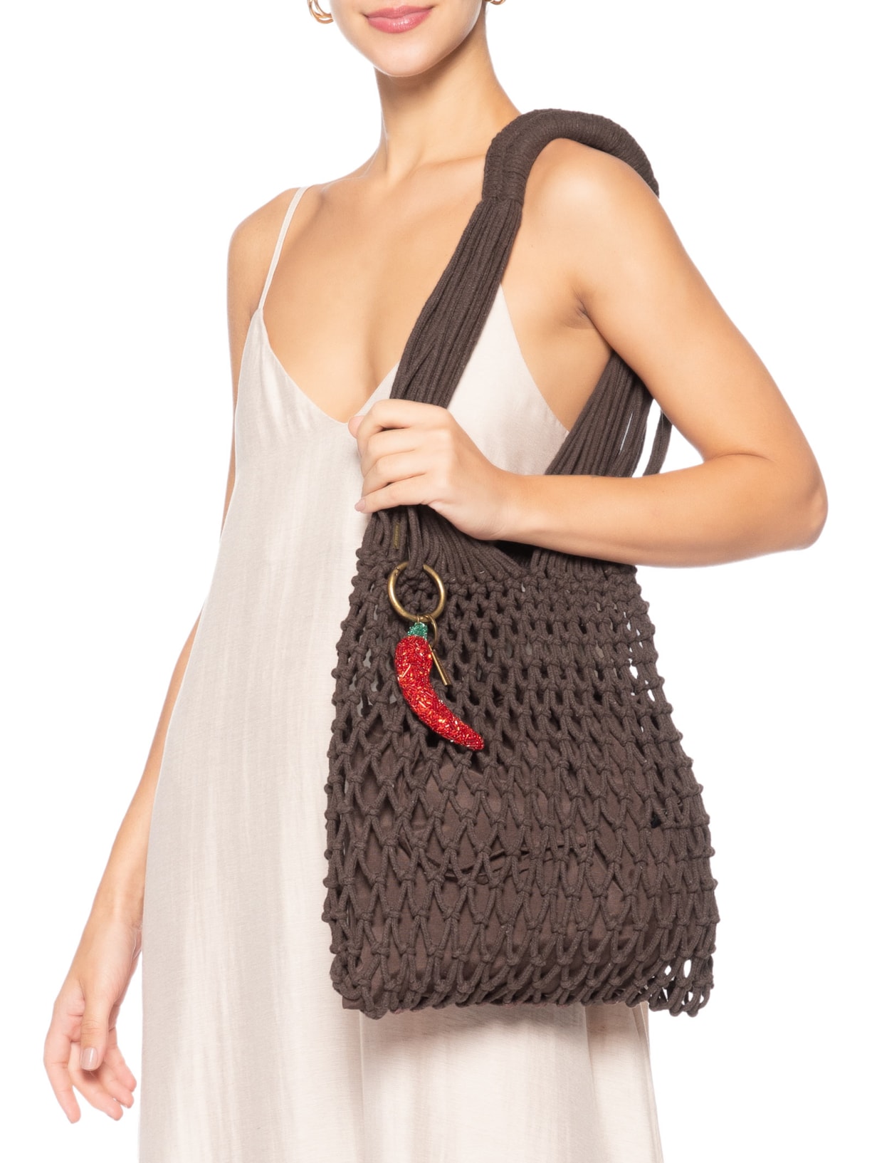 Chaveiro Feminino Dedo de Moça Charm – Vermelho Nannacay