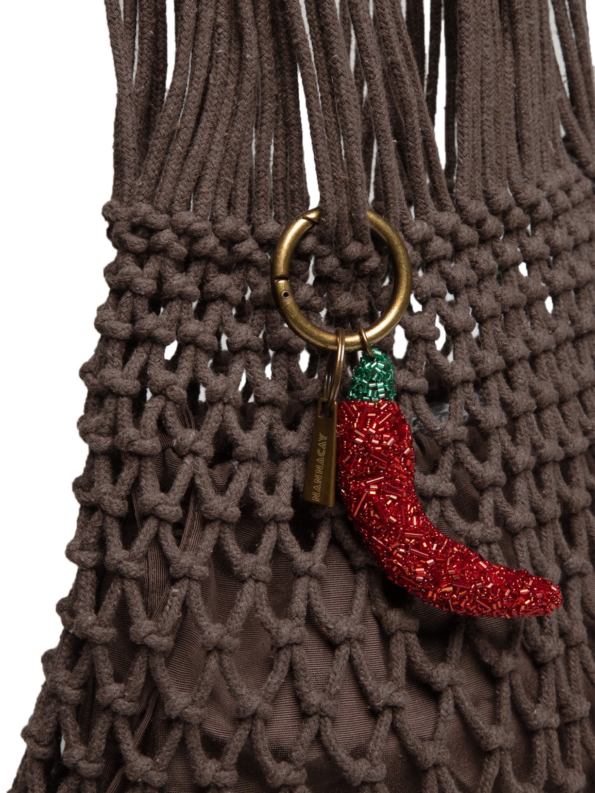 Chaveiro Feminino Dedo de Moça Charm – Vermelho Nannacay