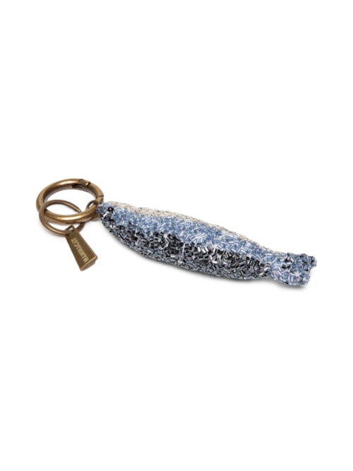 Chaveiro Feminino Sardinha Charm - Prateado