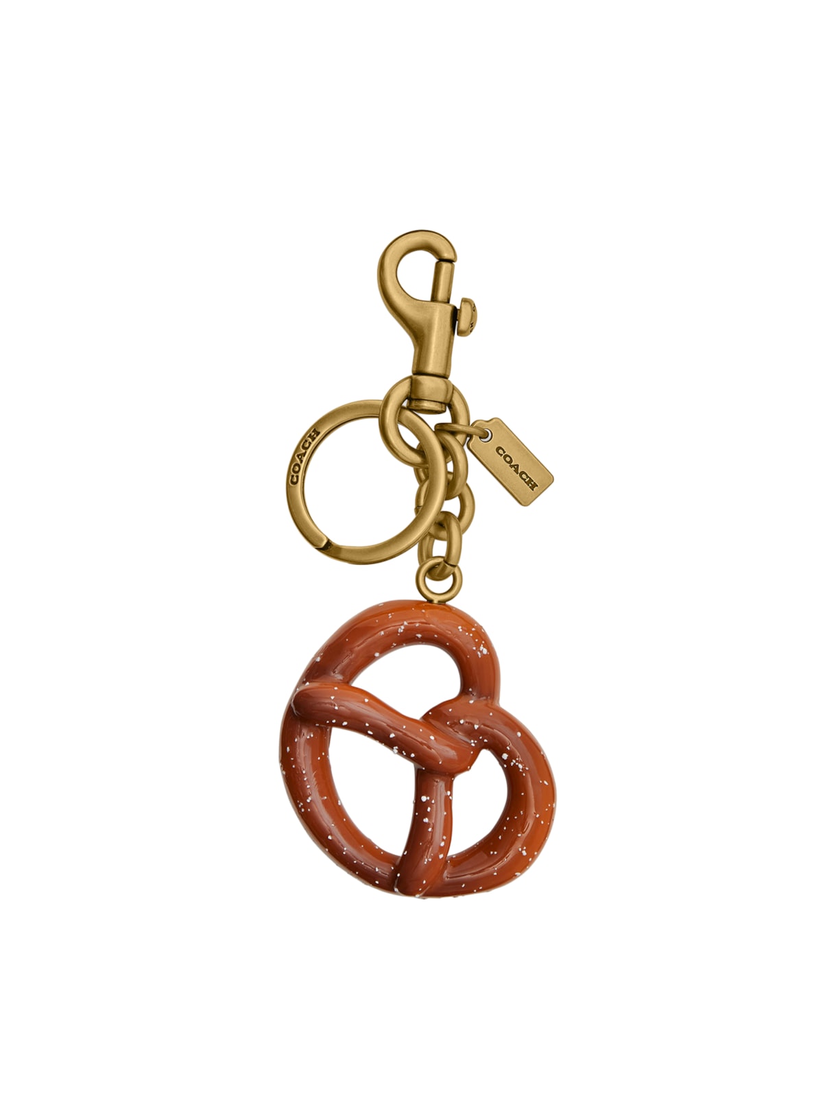 Chaveiro Unissex Small Pretzel - Marrom