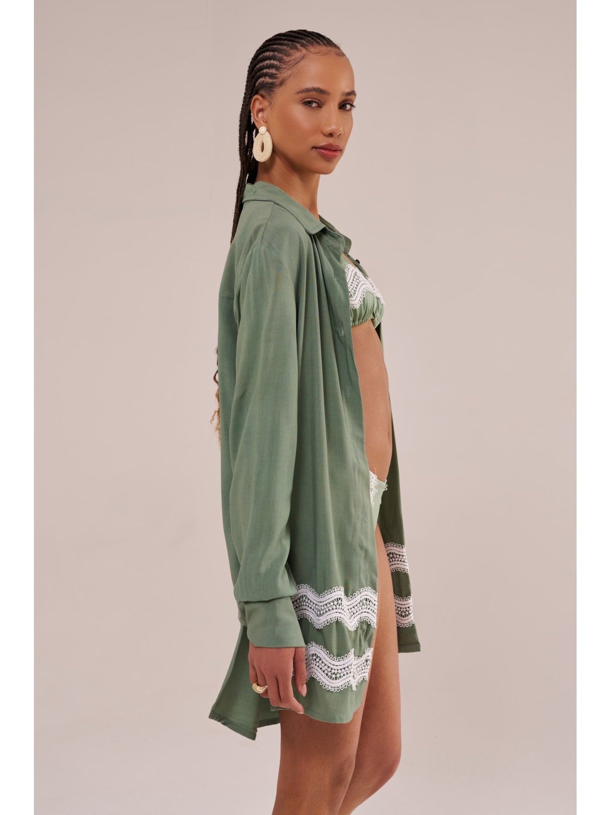 chemise com guipuire paraty Suntime