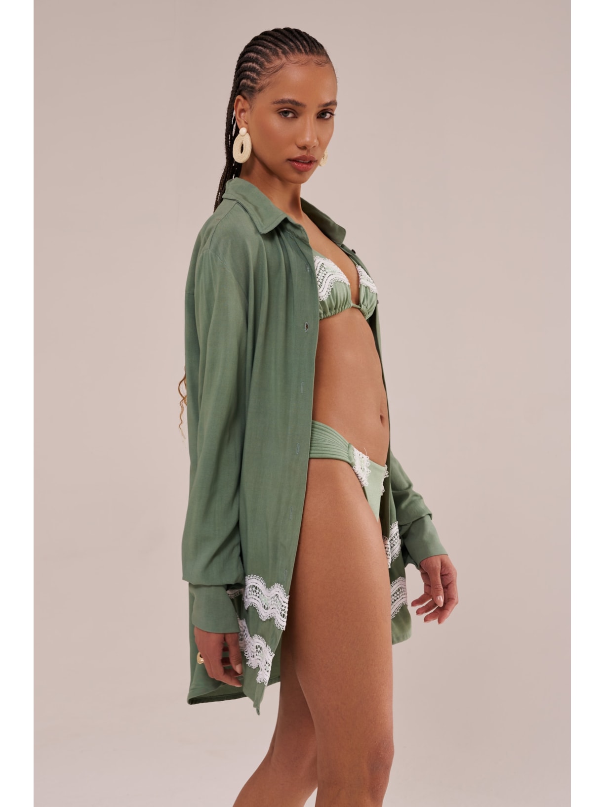 chemise com guipuire paraty Suntime