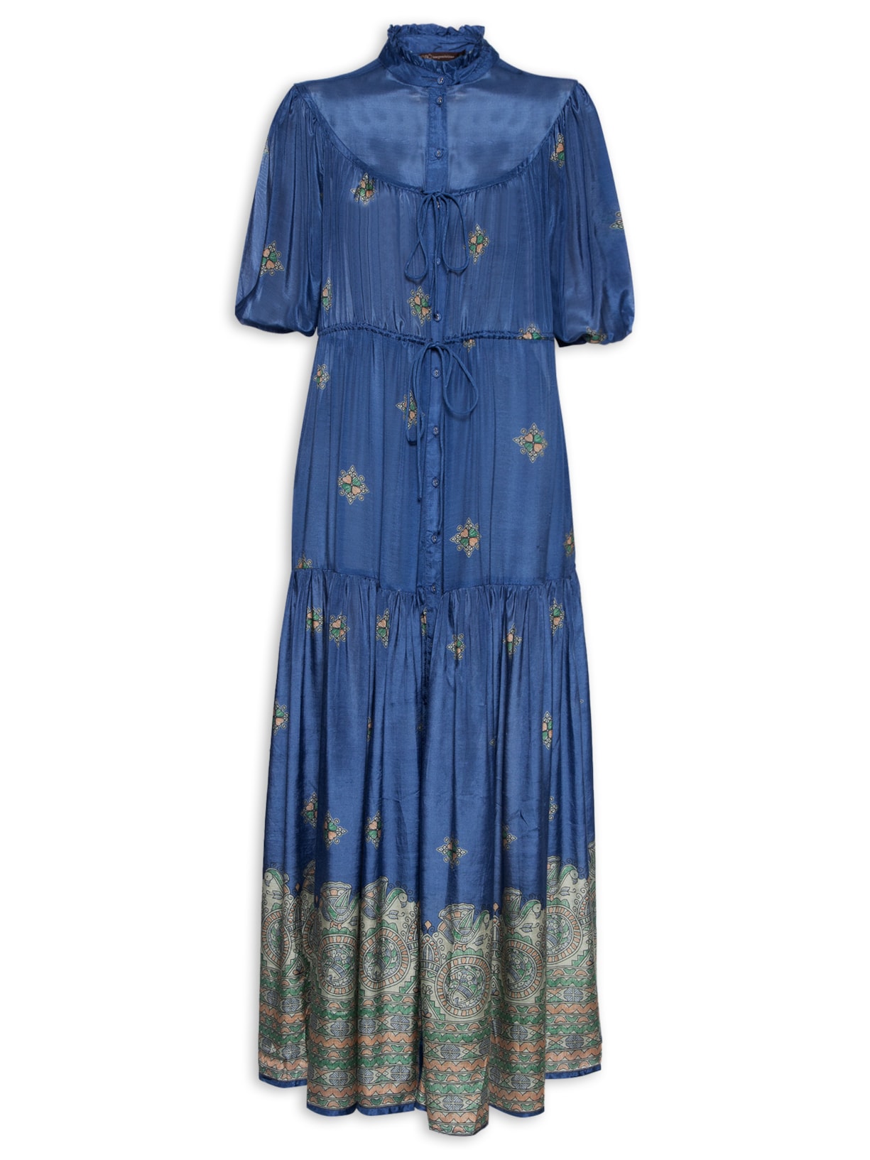 Chemise Dilli Midi Aquarius - Azul