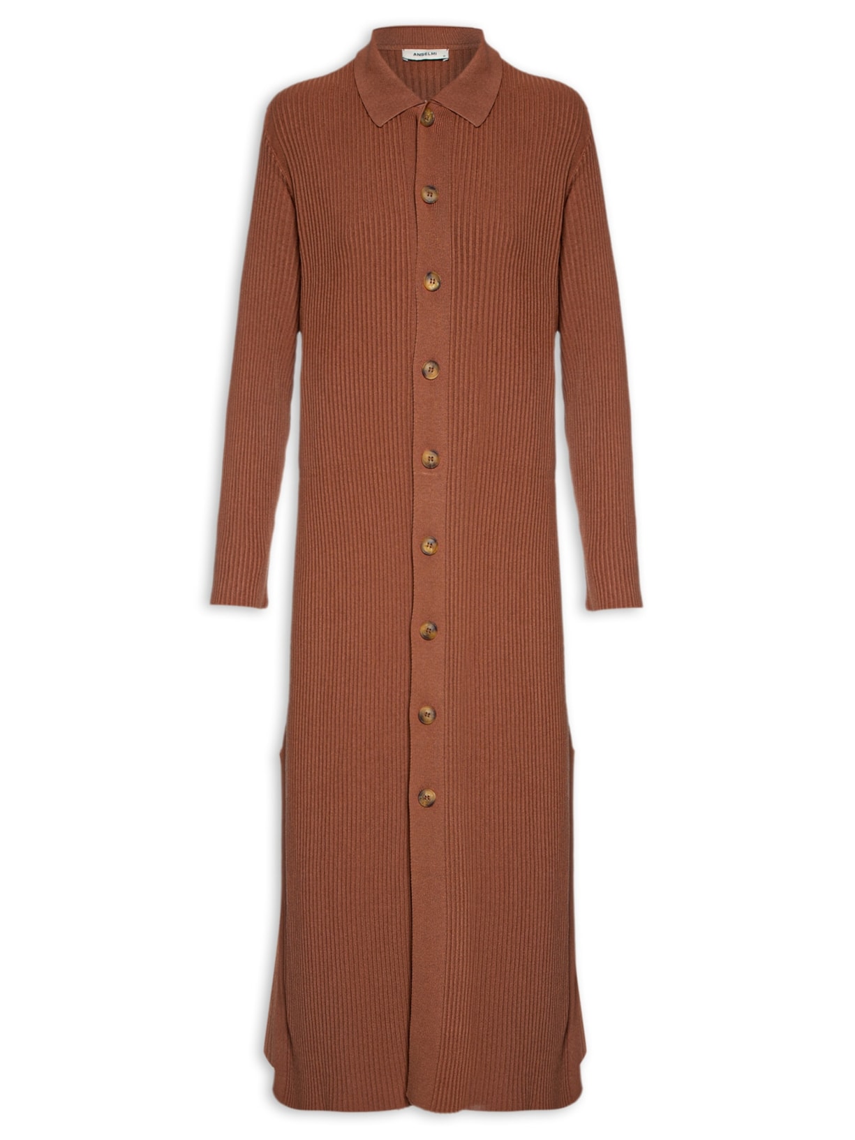 Chemise Em Tricot - Marrom