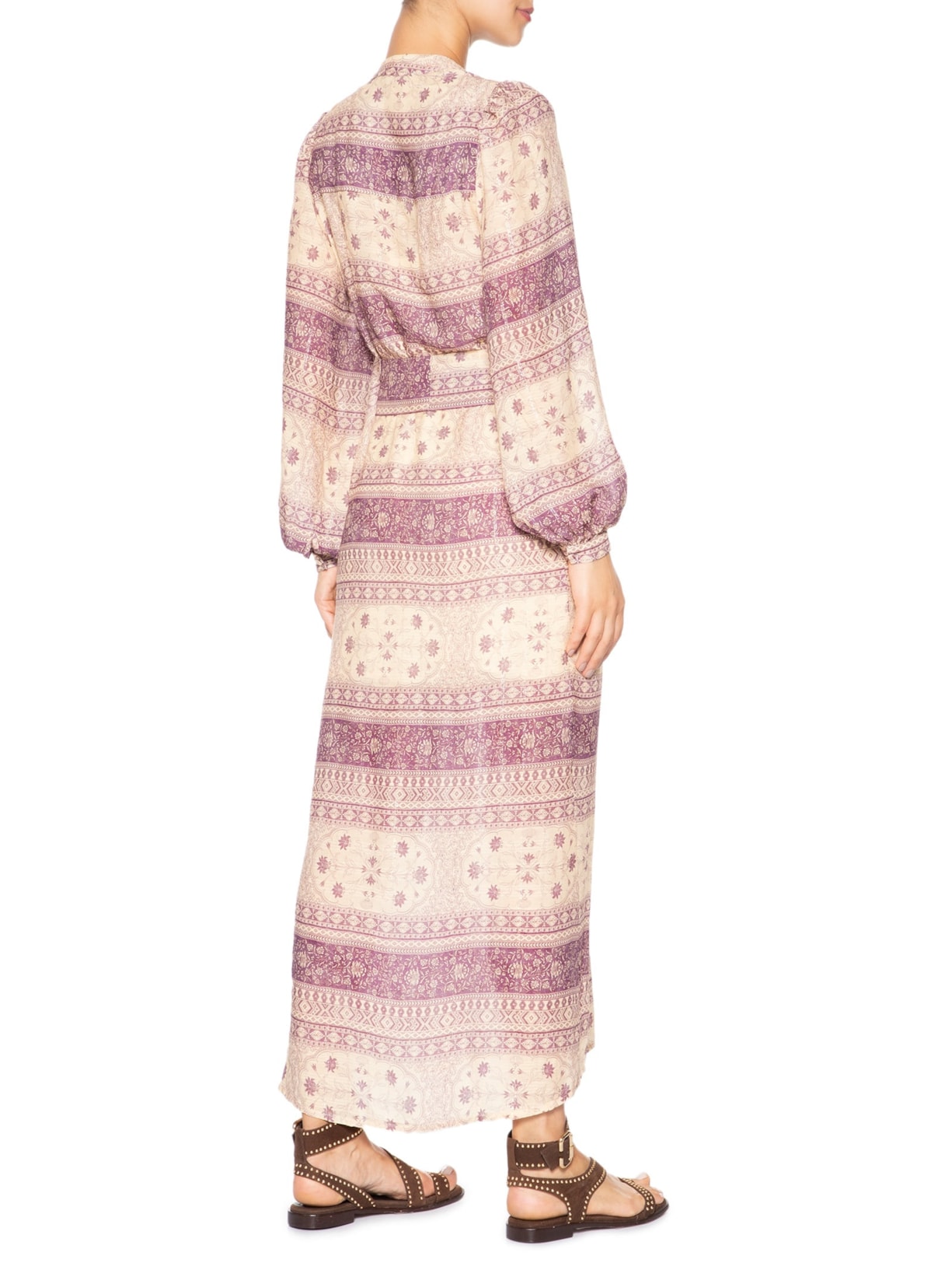 Chemise Estampa Hera Agata Roxo Maria Filó