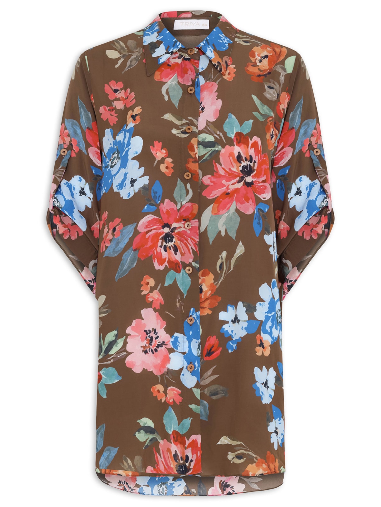 Chemise Feminina Básica - Marrom