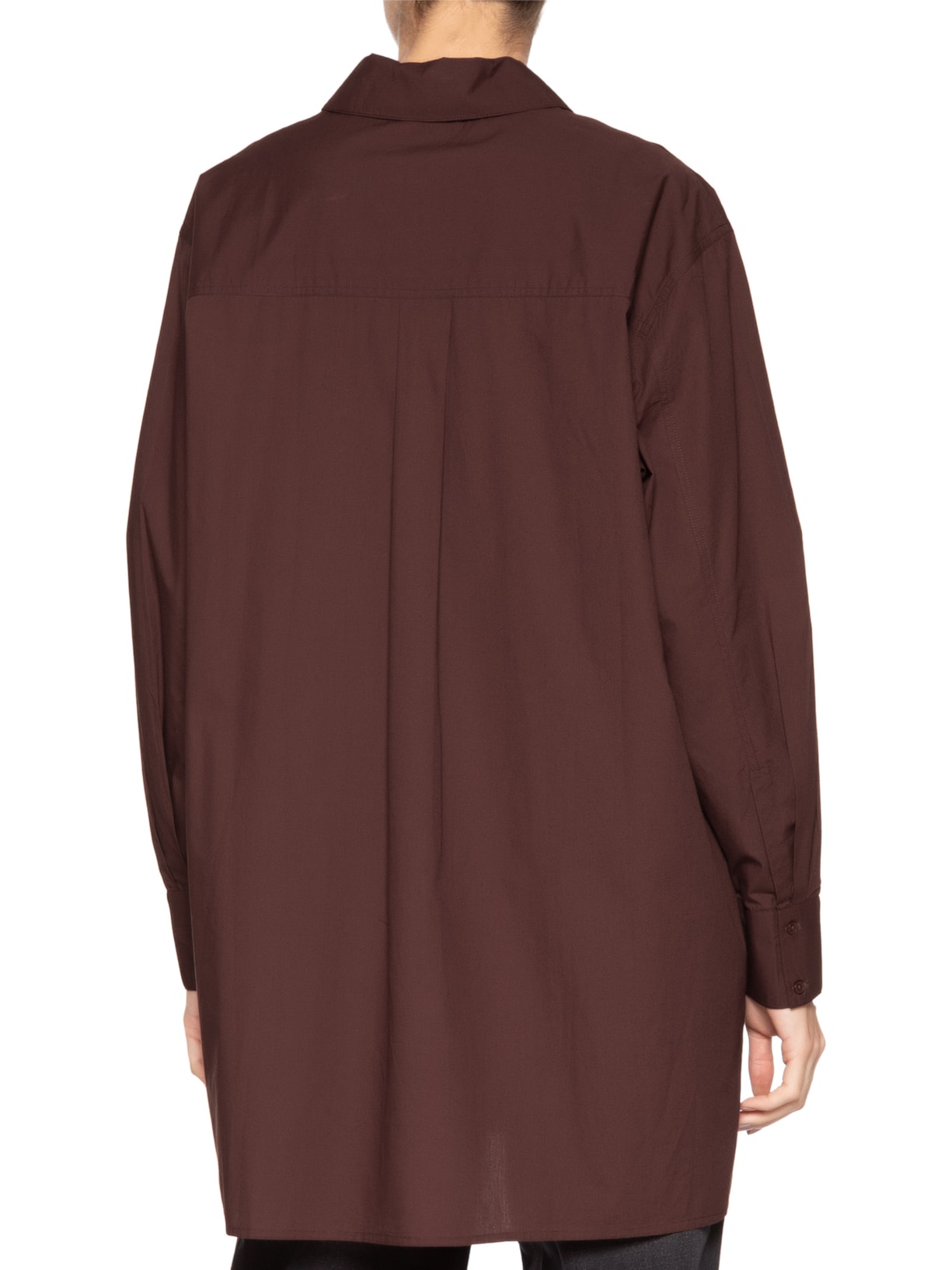 Chemise Feminina De Tricoline Curta Marrom Animale Jeans