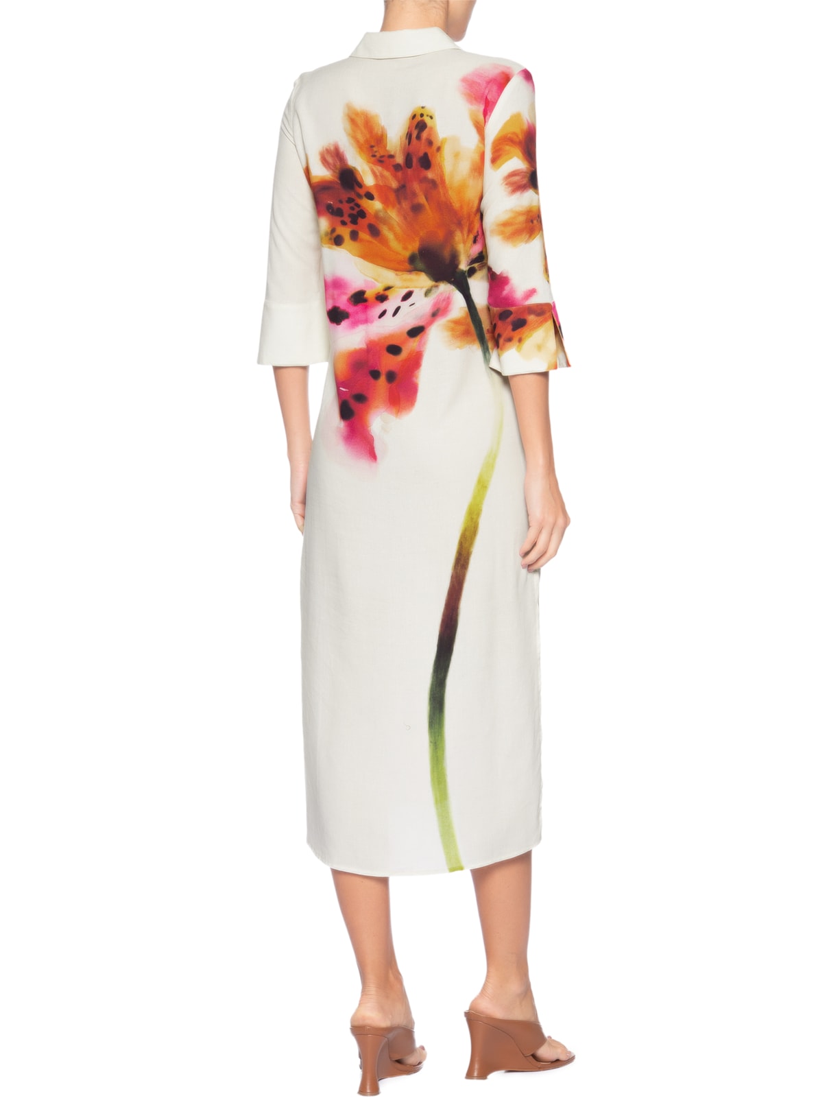 Chemise Feminina Fendas Rosa Lenny Niemeyer