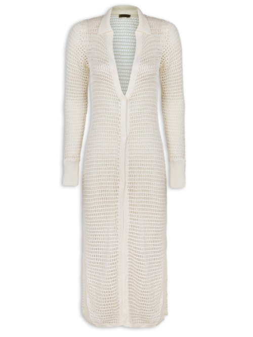 Chemise Feminina Jenne Tricot - Branco