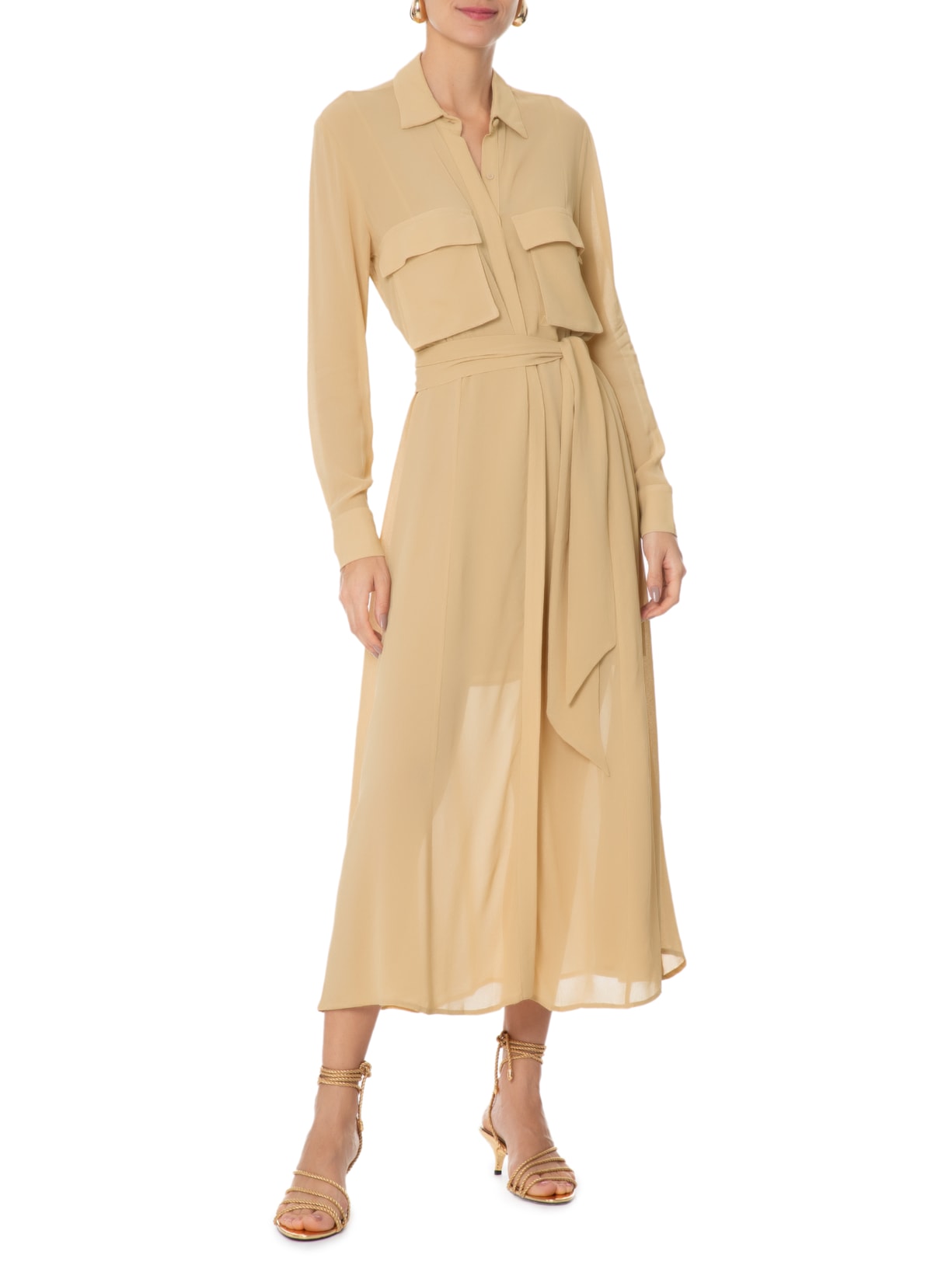 Chemise Feminino Larissa Bege Le Lis