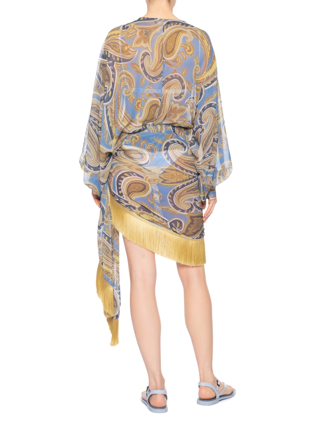Chemise Feminino Lenço Mit Azul Shop2gether + Tissé