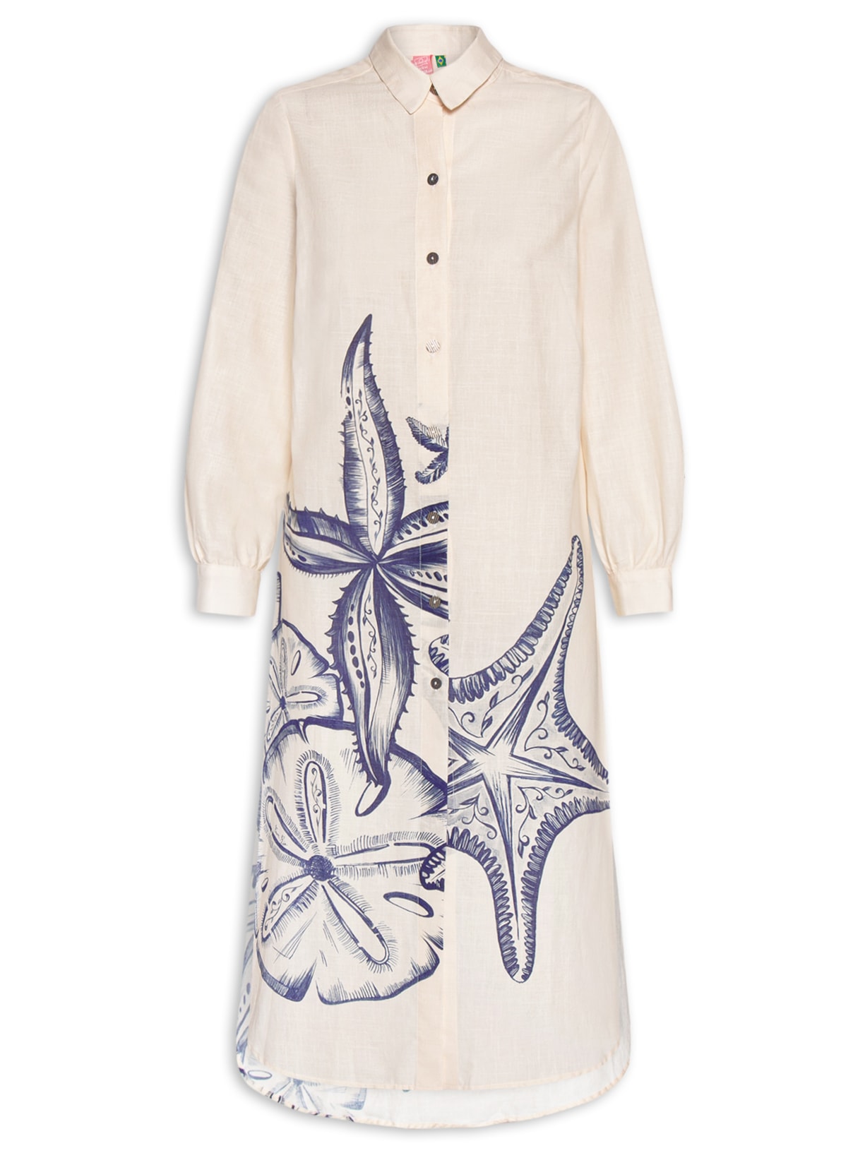 Chemise Feminino Mar De Estrelas - Off White