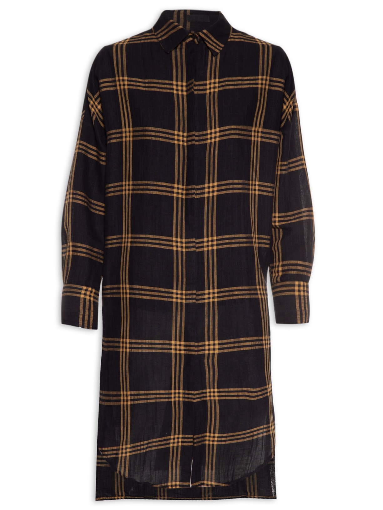 Chemise Fio Tinto Crossed - Preto