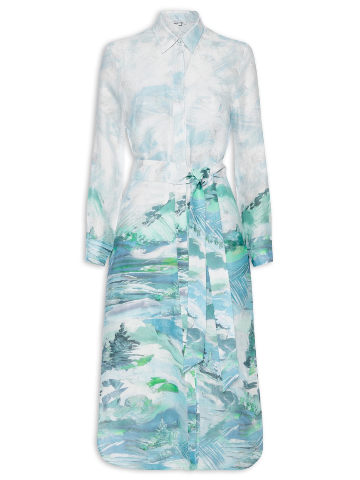 Chemise Paisagem Rami - Azul