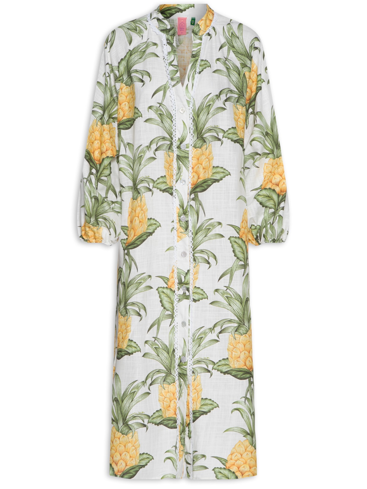 Chemise Suco De Abacaxi - Branco