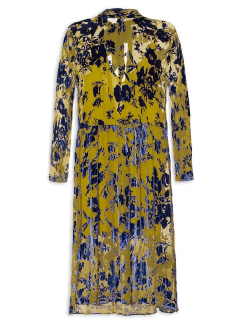 Chemise Veludo Abstrato Wings- Verde