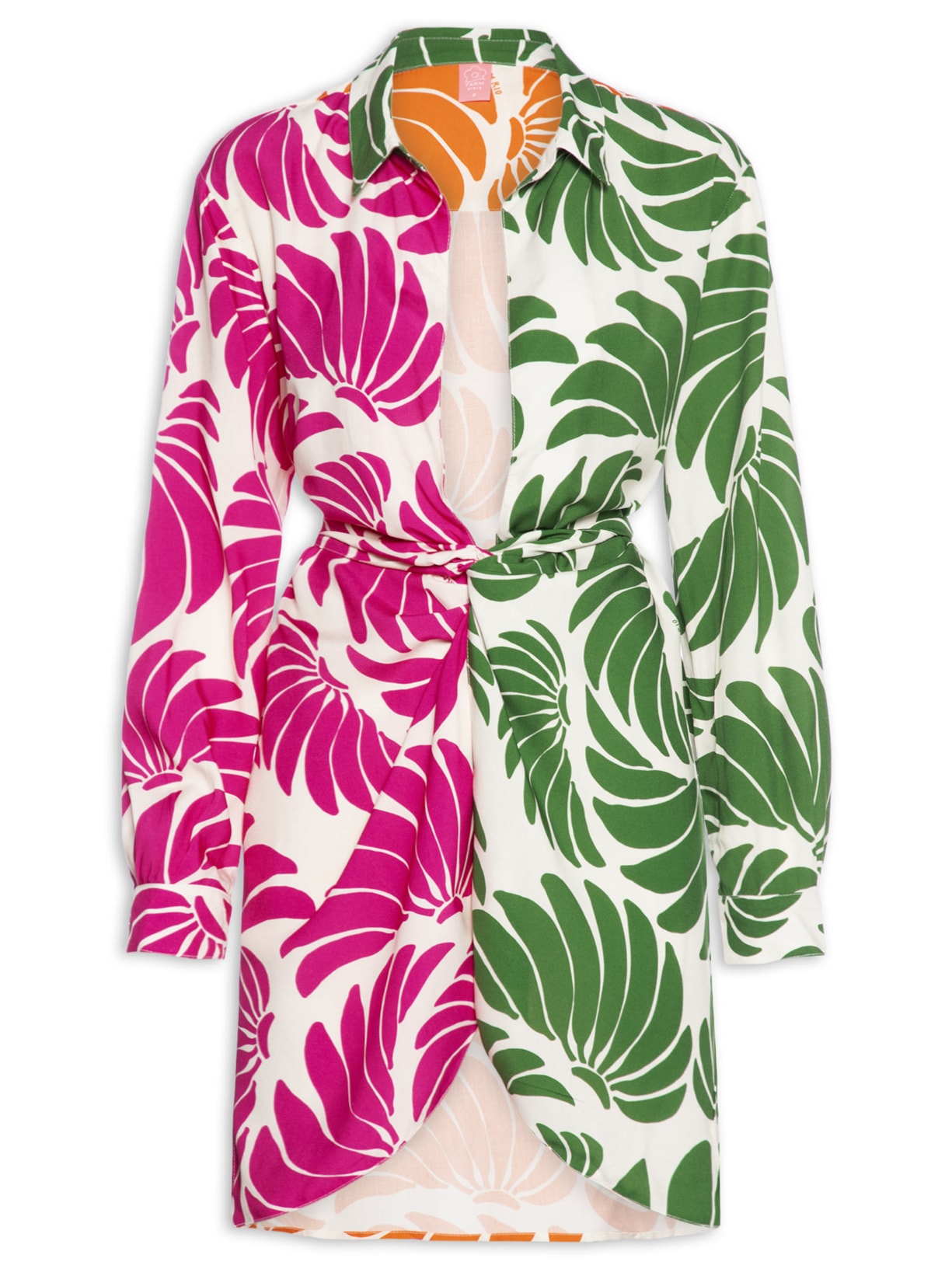 Chemise Vôo de Banana Rosa Farm Praia