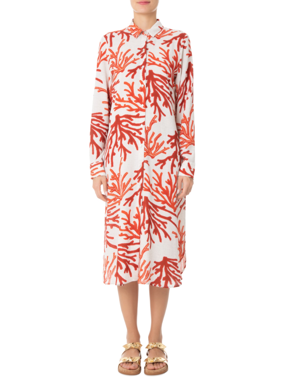 Chemisier Barra Arredondada Vermelho Lenny Niemeyer