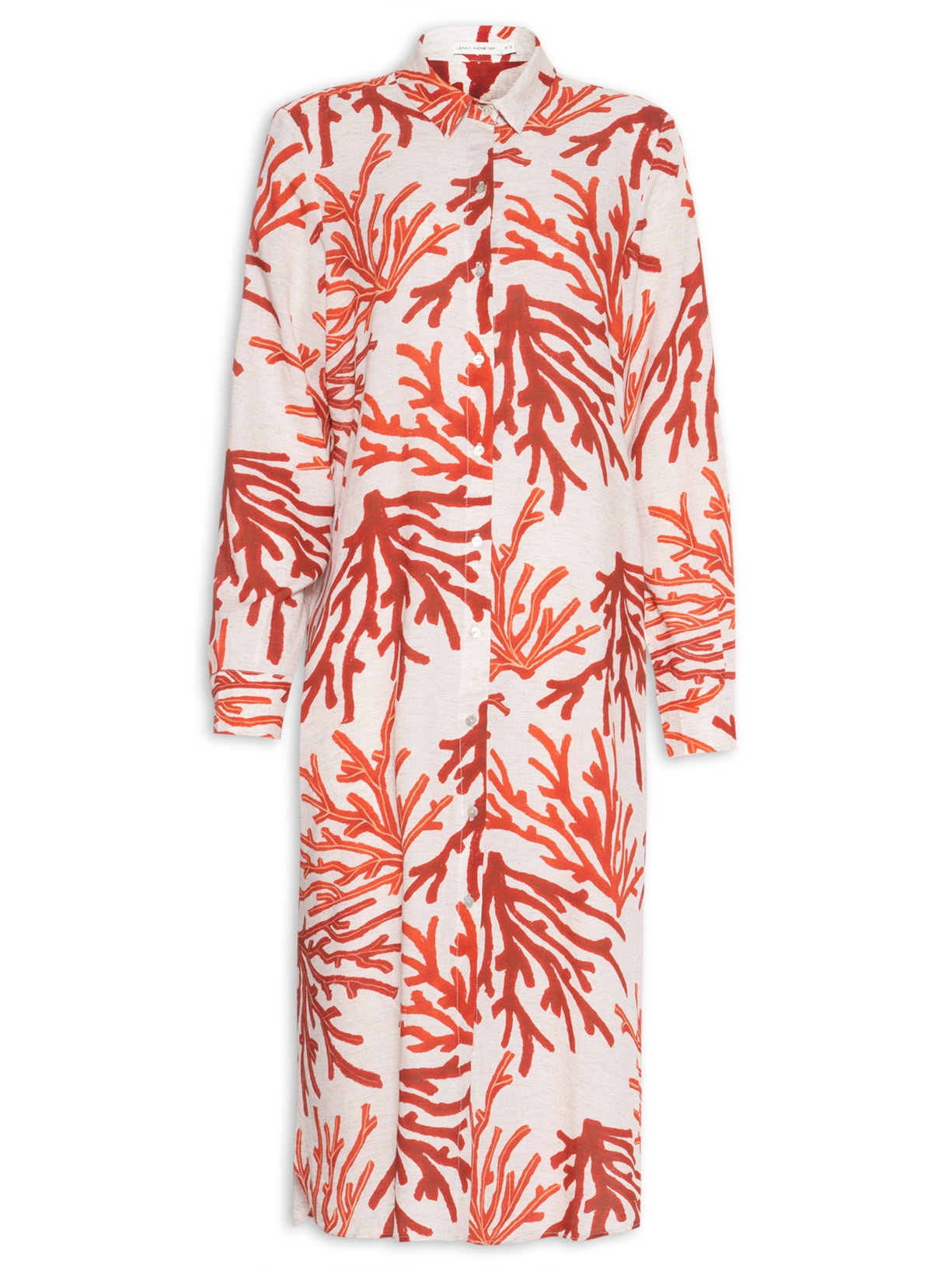 Chemisier Barra Arredondada Vermelho Lenny Niemeyer