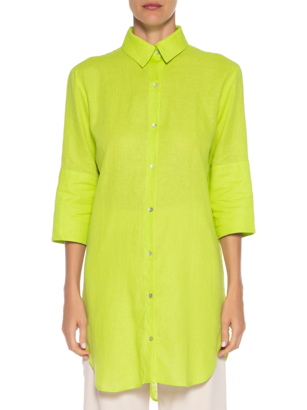 Chemisier Feminina Básica Fraldado Verde Lenny Niemeyer