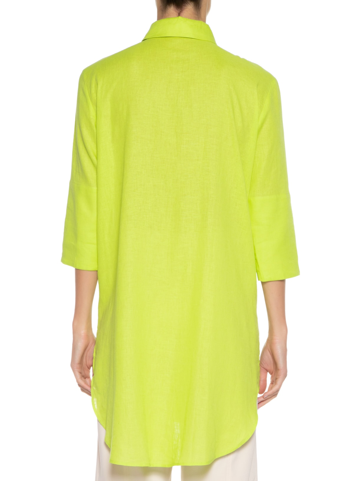 Chemisier Feminina Básica Fraldado Verde Lenny Niemeyer