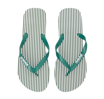 Chinelo De Dedo Listrado - Verde