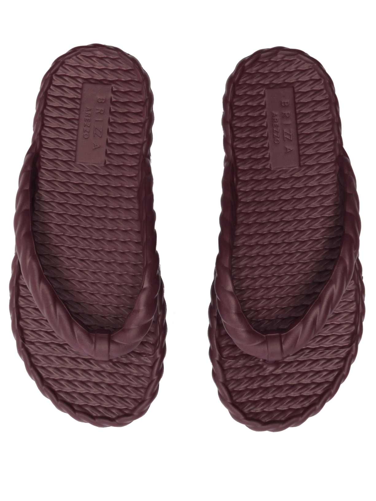 Chinelo Feminino de Dedo Marrocos Vermelho Brizza Arezzo