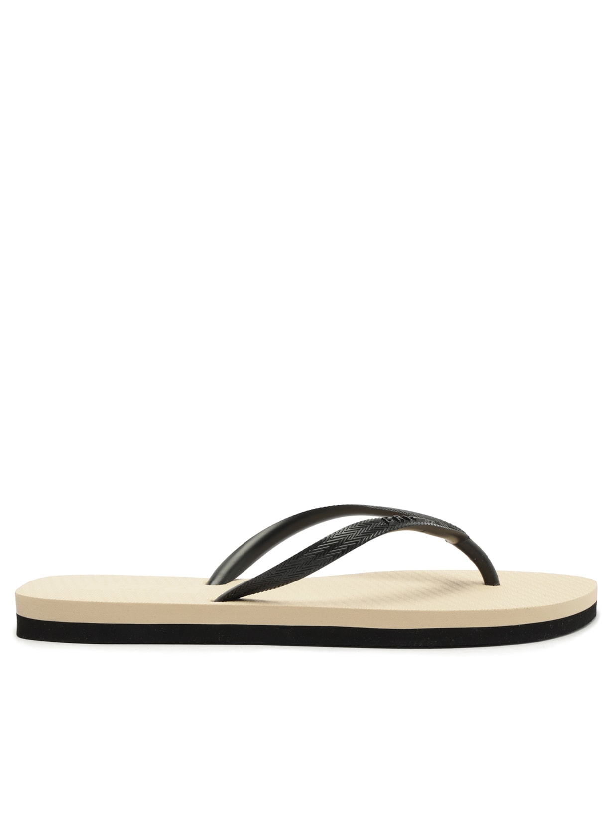 Chinelo Feminino de Dedo Multineutro Flash Bicolor Basics - Preto