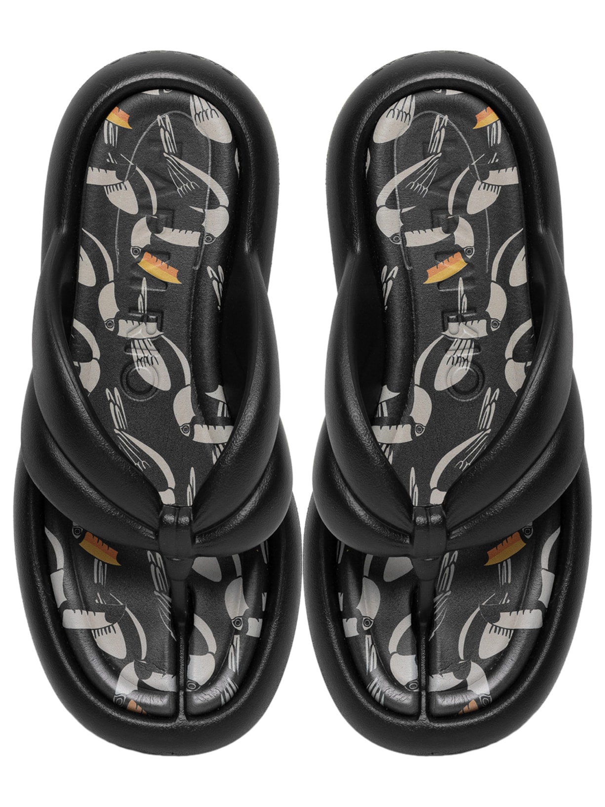 Chinelo Feminino Eva Preto Farm Rio