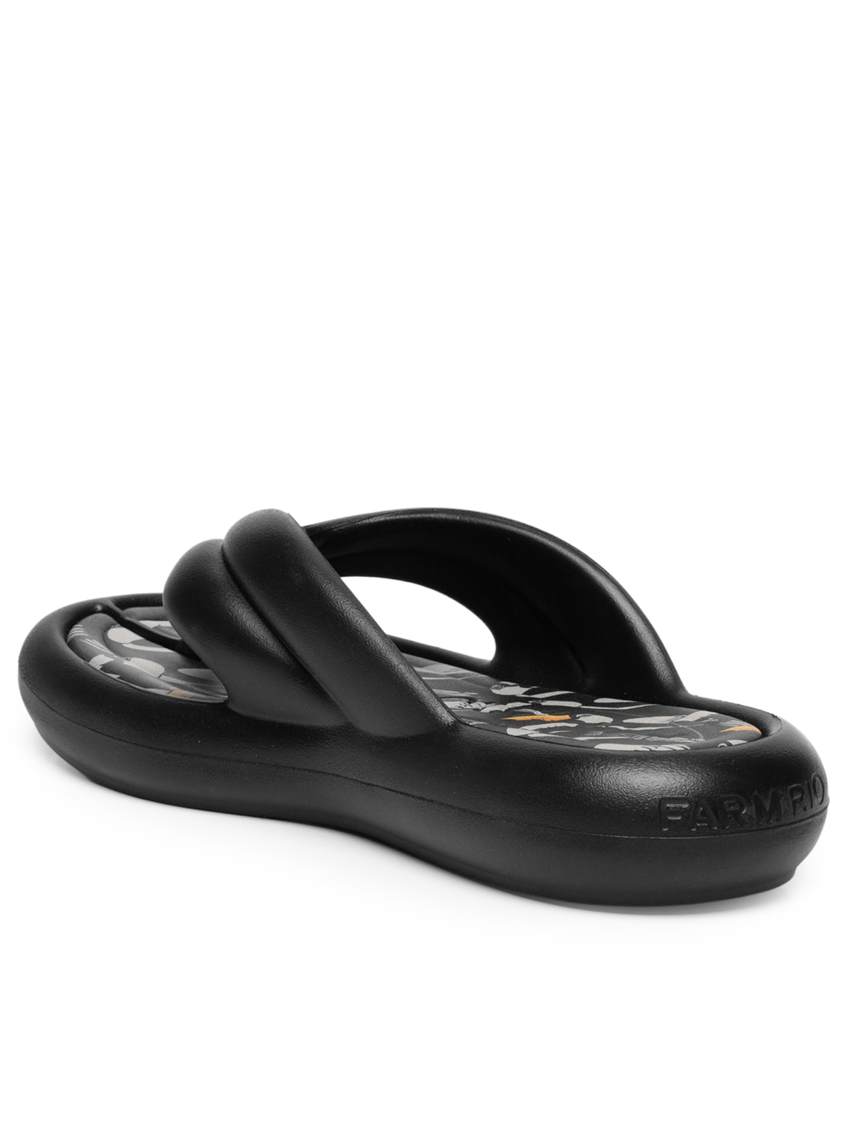 Chinelo Feminino Eva Preto Farm Rio