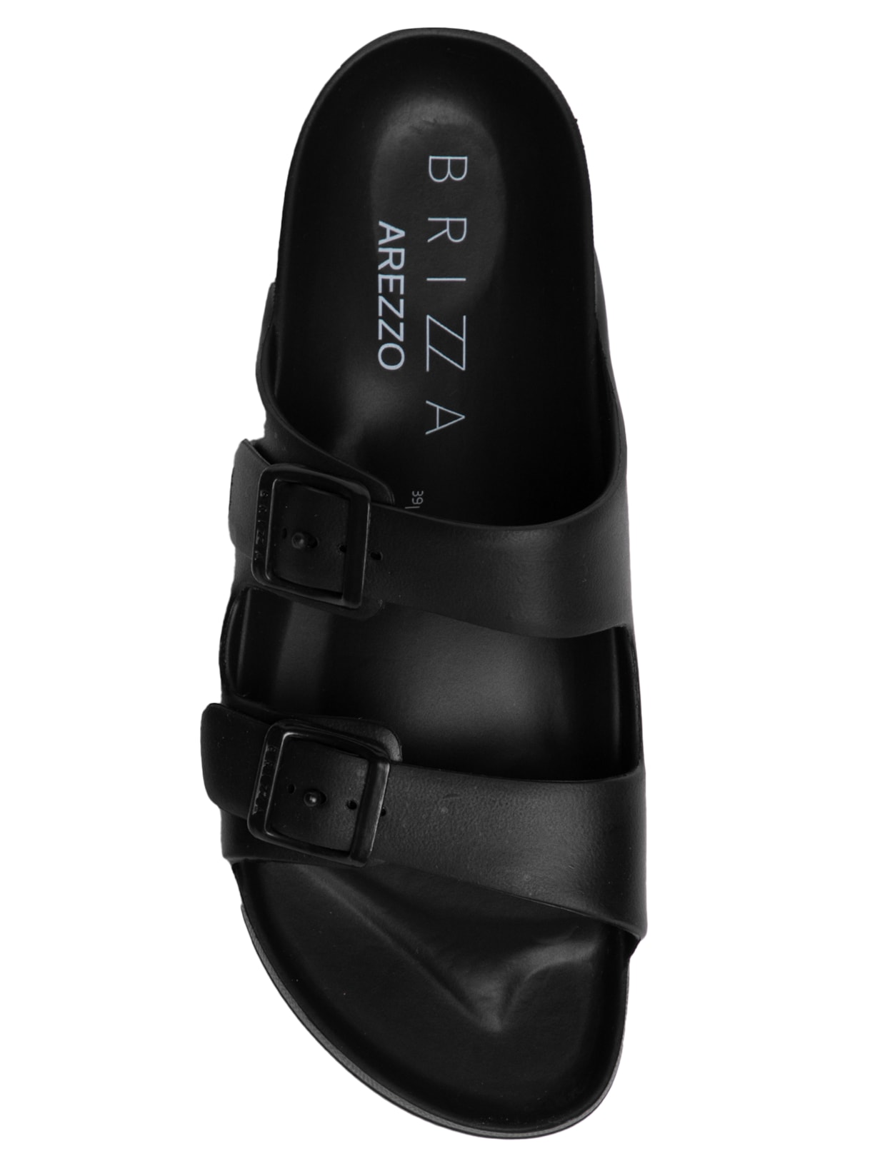 Chinelo Feminino Flatform Tiras Preto Brizza Arezzo