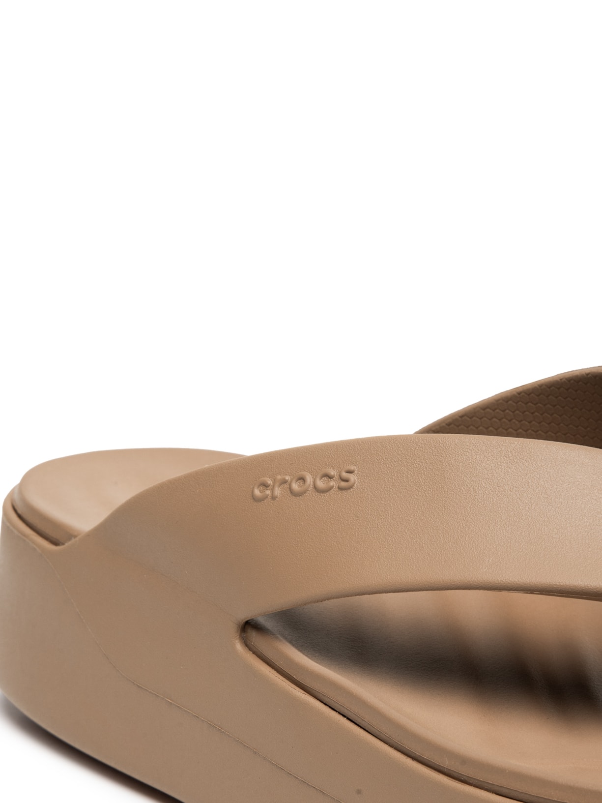 Chinelo Feminino Getaway Platform Flip Marrom Crocs