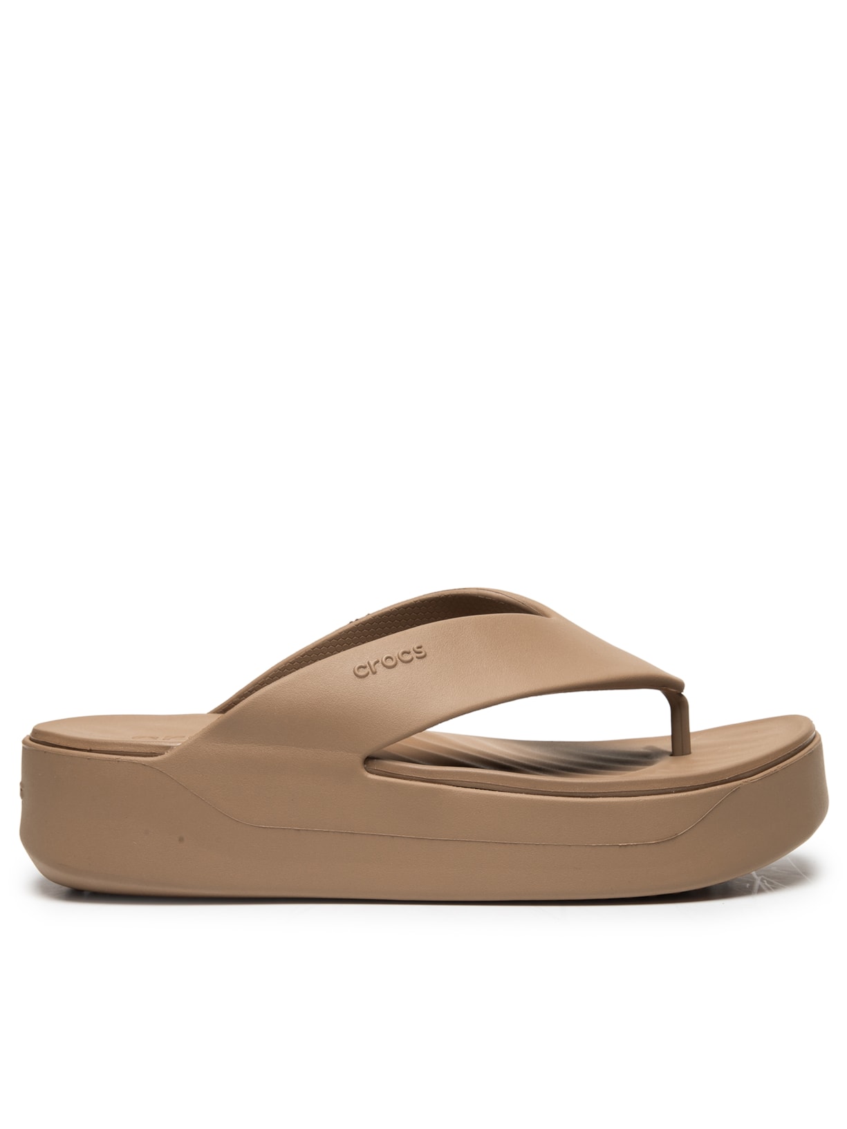 Chinelo Feminino Getaway Platform Flip – Marrom Crocs